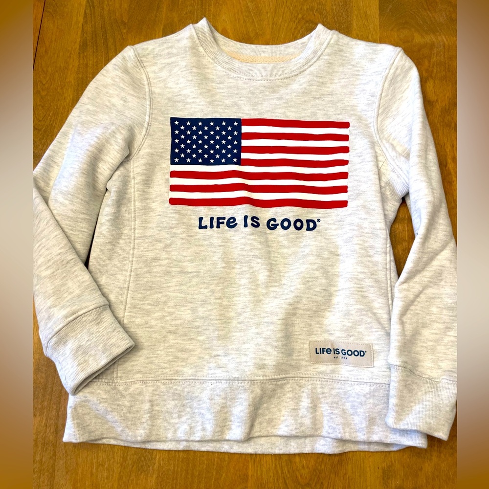 Kids Unisex Life is Good Sweatshrit